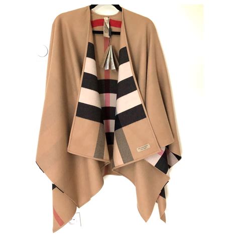 burberry heritage wool cape|Burberry poncho cape sale.